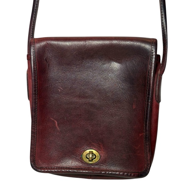 Coach Handbags - Vintage Coach Legacy Crossbody Maroon Smooth Leather